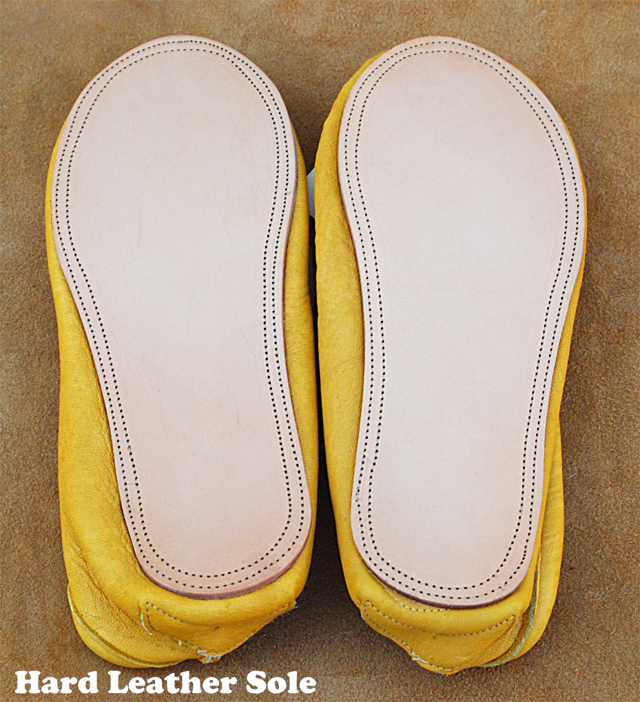 (image for) American Bison Leather Moccasins Low Cut